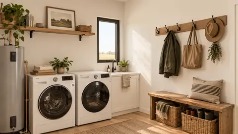Stillwater 60, mudroom / laundry
