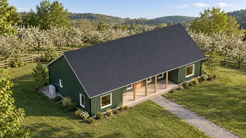 Ashford Farmhouse 60, from above