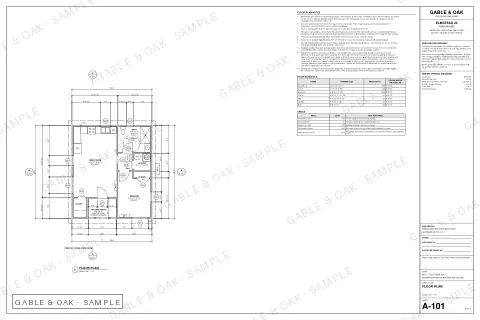 Floor plan, drawing sheet