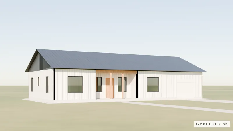 Creekside 58 Garage, seen from the front