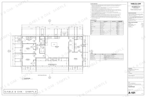 Floor plan, drawing sheet