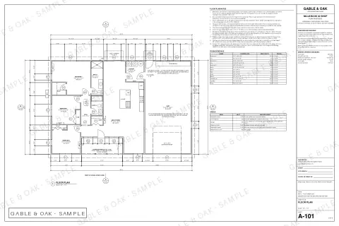 Floor plan, drawing sheet