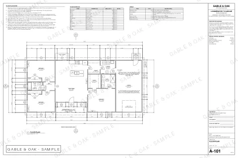 Floor plan, drawing sheet