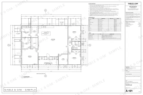 Floor plan, drawing sheet
