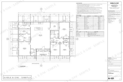Floor plan, drawing sheet