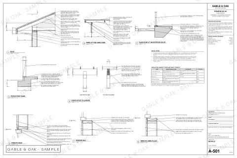 Details, drawing sheet