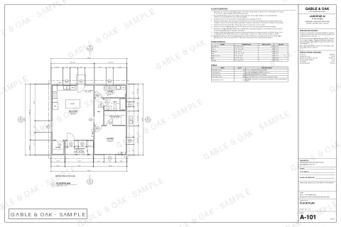 Floor plan, drawing sheet
