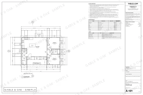 Floor plan, drawing sheet