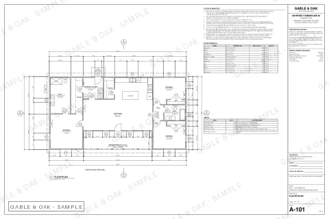 Floor plan, drawing sheet