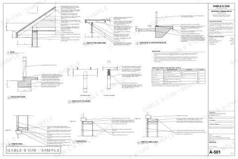 Details, drawing sheet