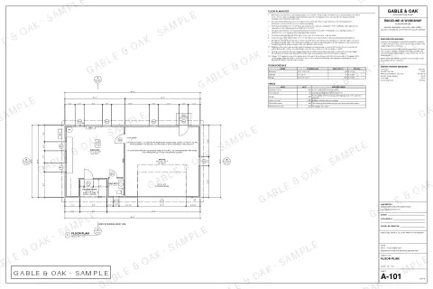 Floor plan, drawing sheet